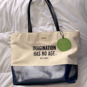 “Imagination Has No Age'' DISNEY Canvas Tote by kate spade New York